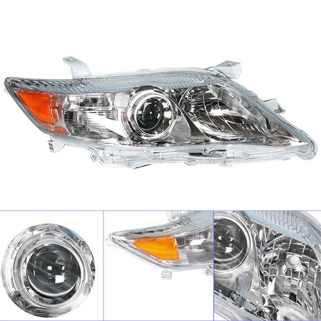 passenger side headlights  white background for2010-2011 Toyota Camry LE XLE Lab Work Auto